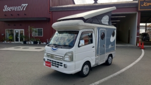 認定中古車　H31年式　キャリーベース　インディ727　タイプS　４WD　AT　新車ワンオーナー　禁煙車　ペット乗車無し　バゲッジドア　ナビ地デジ　前後ドライブレコーダー　バゲッジドア　バックカメラ　フォグランプ　メッキパーツ 　ご成約頂きまして誠に有難う御座います。　